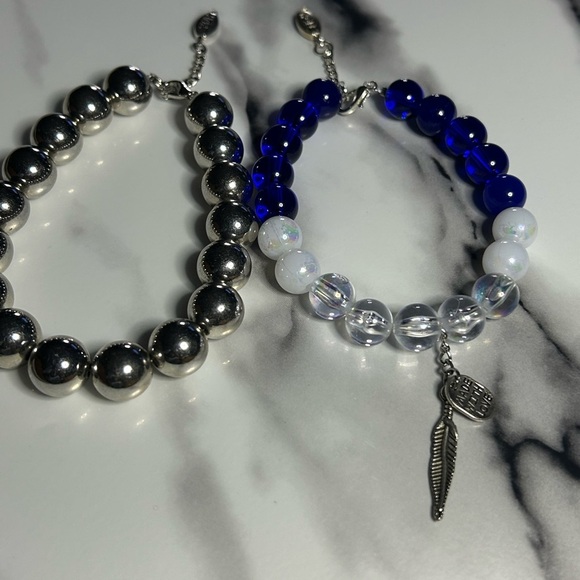 Silver & Crystal Bead Set | 10 mm Beads | Confidence & Clarity - Picture 2 of 3